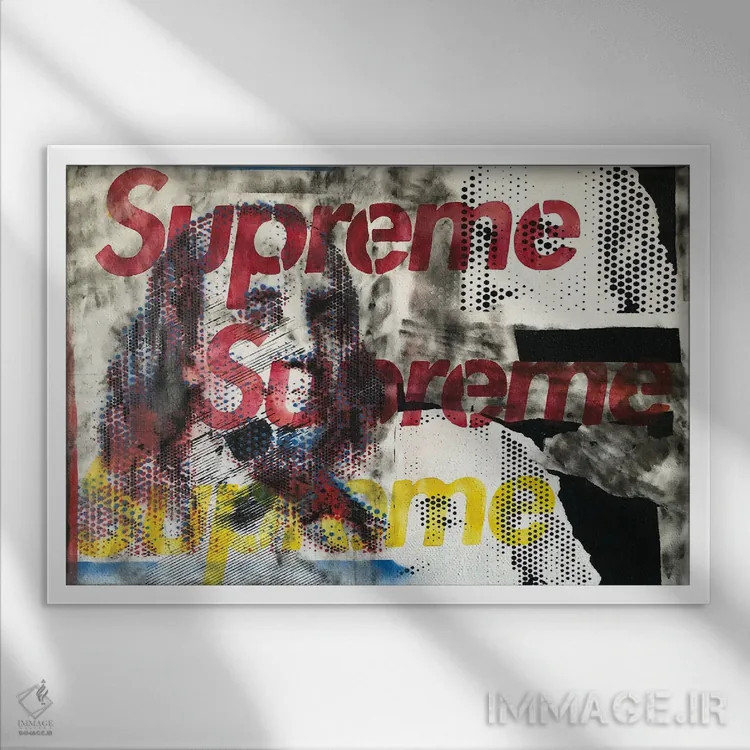 تابلو "پیروزی برتر" اثر سیسرو اسپین - نمای قابدار سفید