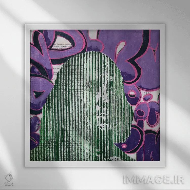 تابلو "ثروت ۴" اثر سیسرو اسپین - نمای قابدار سفید