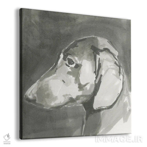 تابلو سگ مدرن بسیار خنثی II اثر کارتیسی - نمای پرسپکتیو محصول