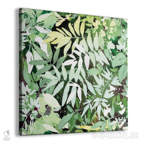 تابلو الگوی باغ سبز اثر کریتیو اینگرید - نمای پرسپکتیو محصول