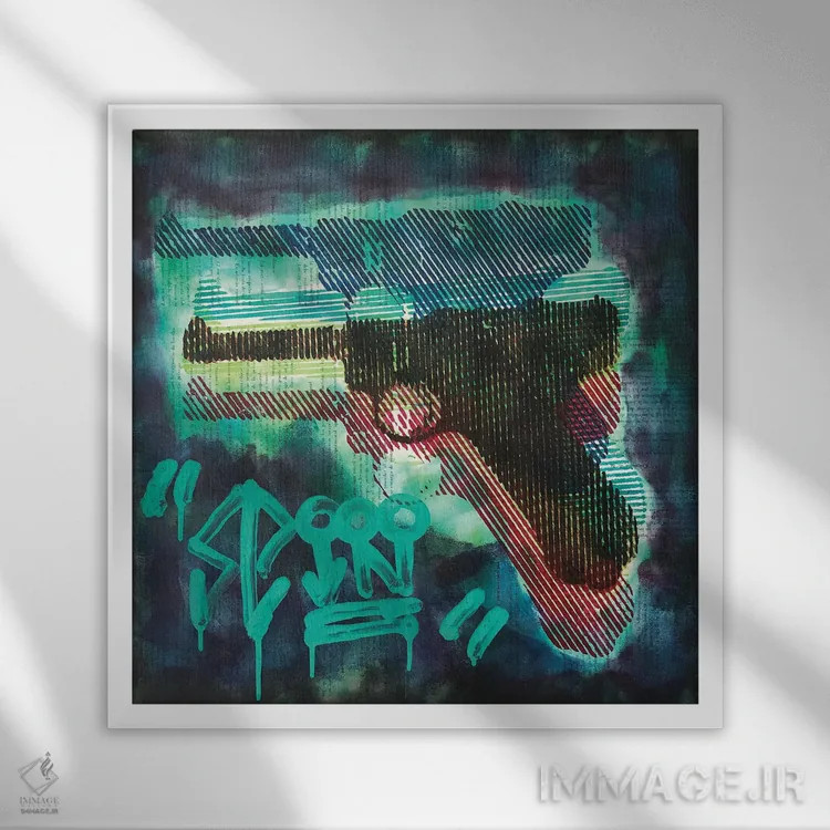 تابلو "زندهماندن" اثر سیسرو اسپین - نمای قابدار سفید