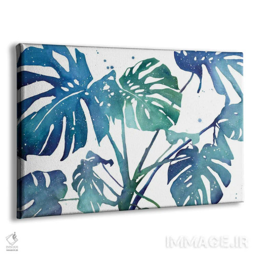 تابلو مانسترای آبی غولپیکر اثر کریتیو اینگرید - نمای پرسپکتیو محصول