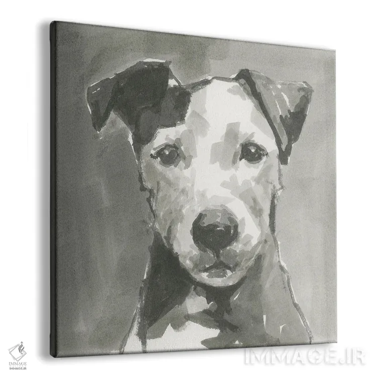 تابلو سگ مدرن بسیار خنثی VI اثر کارتیسی - نمای پرسپکتیو محصول