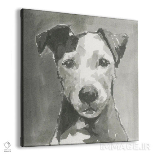 تابلو سگ مدرن بسیار خنثی VI اثر کارتیسی - نمای پرسپکتیو محصول