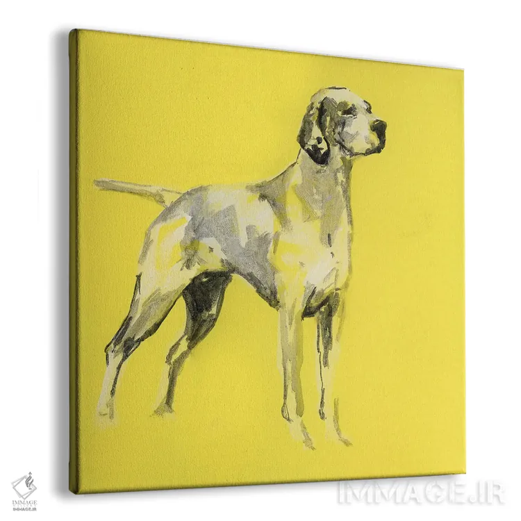 تابلو سگ مدرن بسیار پاپ I اثر کارتیسی - نمای پرسپکتیو محصول