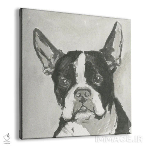 تابلو سگ مدرن بسیار خنثی X اثر کارتیسی - نمای پرسپکتیو محصول