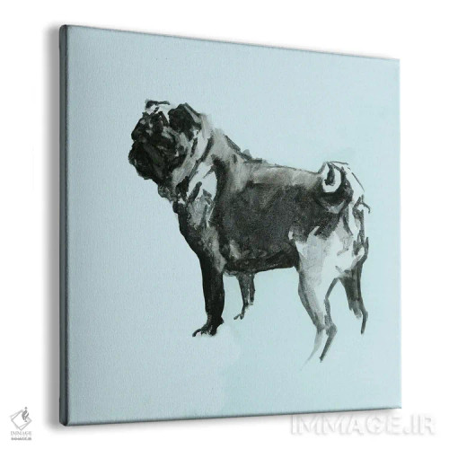 تابلو سگ مدرن بسیار پاپ VIII اثر کارتیسی - نمای پرسپکتیو محصول