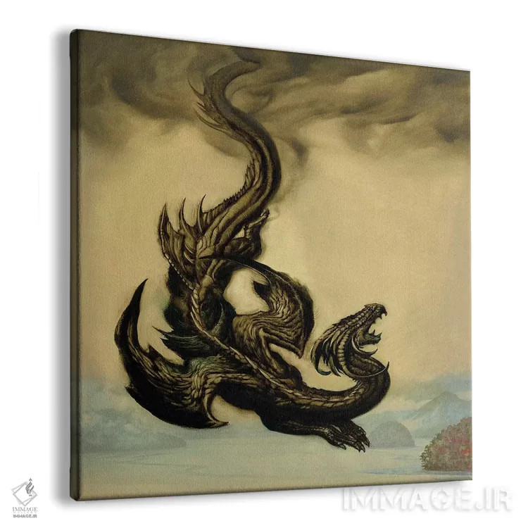 تابلو صاعقه اثر سیروئلو - نمای پرسپکتیو محصول