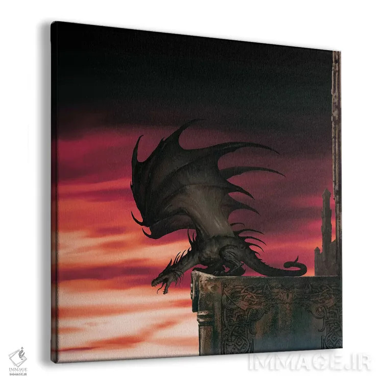 تابلو ارباب اژدها اثر سیروئلو - نمای پرسپکتیو محصول