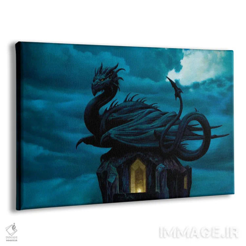 تابلو ایتس پاپالوتل، اژدهای سیاه اثر سیروئلو - نمای پرسپکتیو محصول