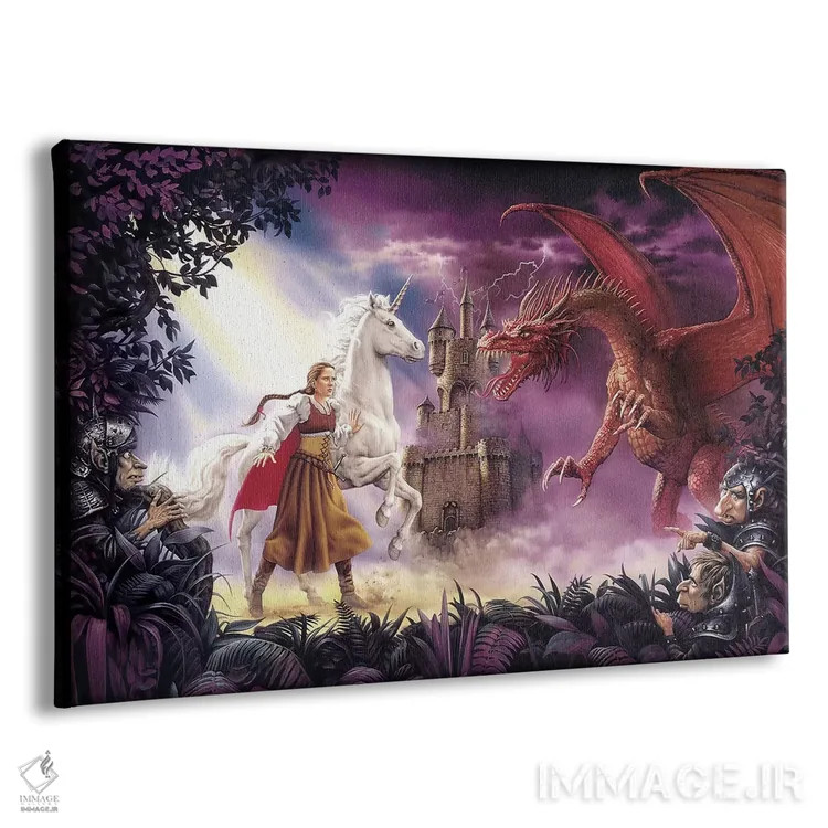 تابلو پادشاه انچ اثر سیروئلو - نمای پرسپکتیو محصول