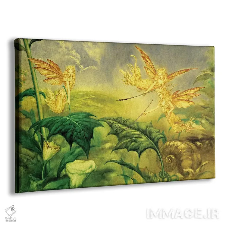 تابلو هنرمندان پری اثر سیروئلو - نمای پرسپکتیو محصول