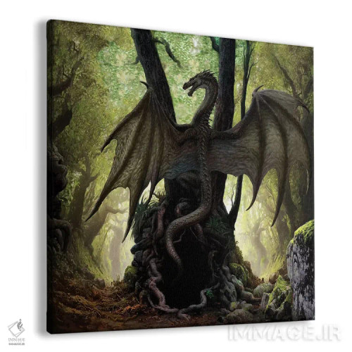 تابلو غار اژدها اثر سیروئلو - نمای پرسپکتیو محصول
