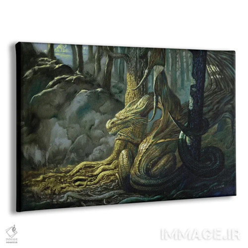 تابلو ساکن جنگل اثر سیروئلو - نمای پرسپکتیو محصول