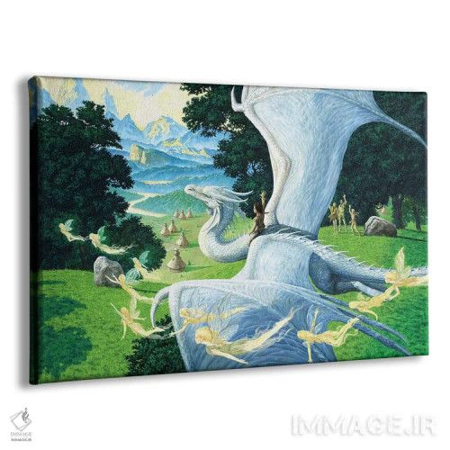 تابلو پرواز پریان اثر سیروئلو - نمای پرسپکتیو محصول