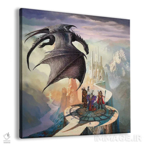 تابلو احضارکنندگان اژدها اثر سیروئلو - نمای پرسپکتیو محصول