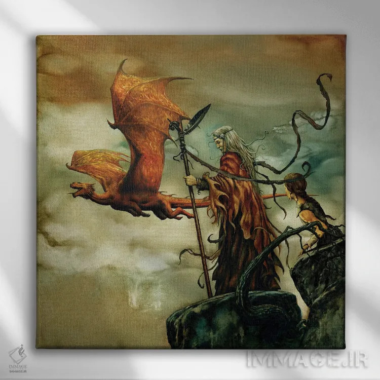 تابلو الیکس دراک اثر سیروئلو - نمای روبهرو روی دیوار