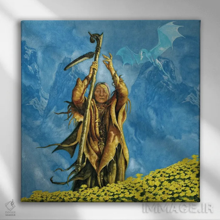 تابلو الیکسانا اثر سیروئلو - نمای روبهرو روی دیوار