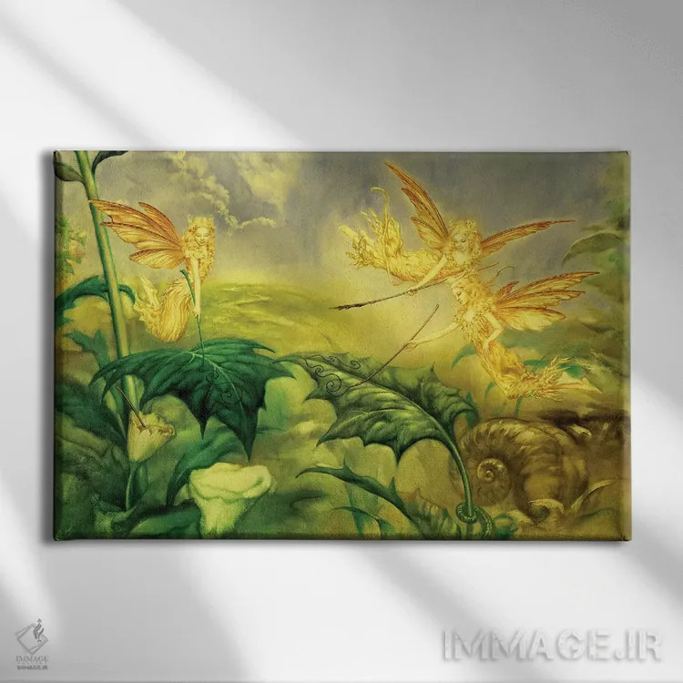 تابلو هنرمندان پری اثر سیروئلو - نمای روبهرو روی دیوار