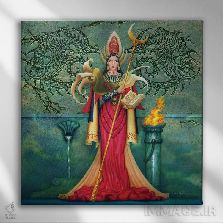 تابلو دراکو اثر سیروئلو - نمای روبهرو روی دیوار