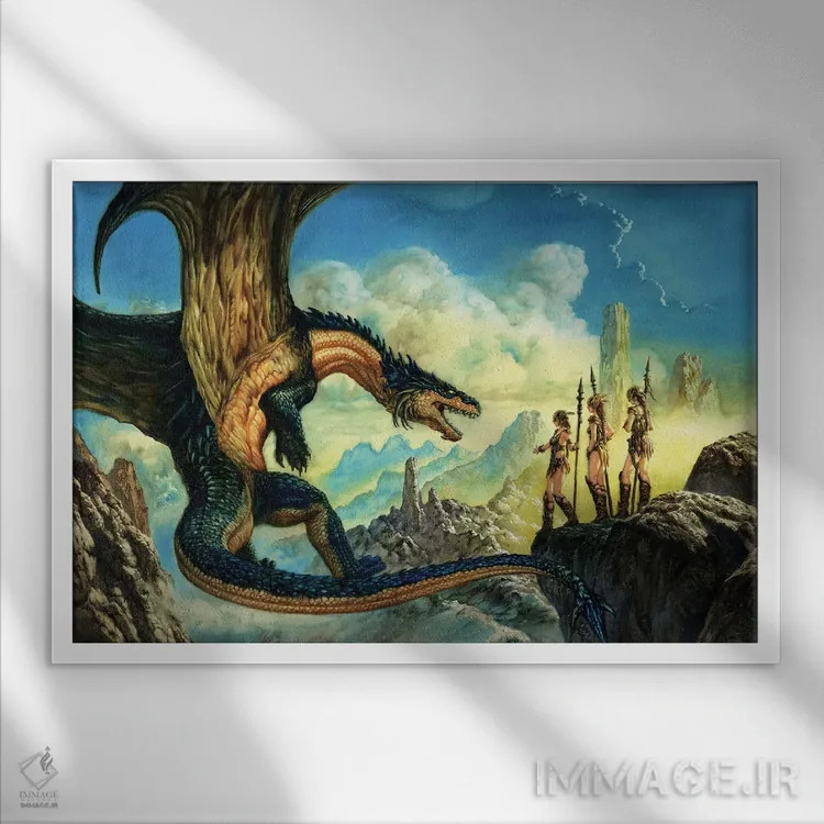 تابلو اتحاد اثر سیروئلو - نمای قابدار سفید