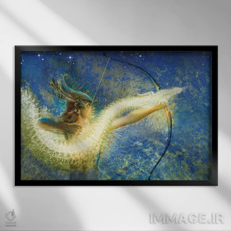 تابلو آرکوئرو اثر سیروئلو - نمای قابدار مشکی