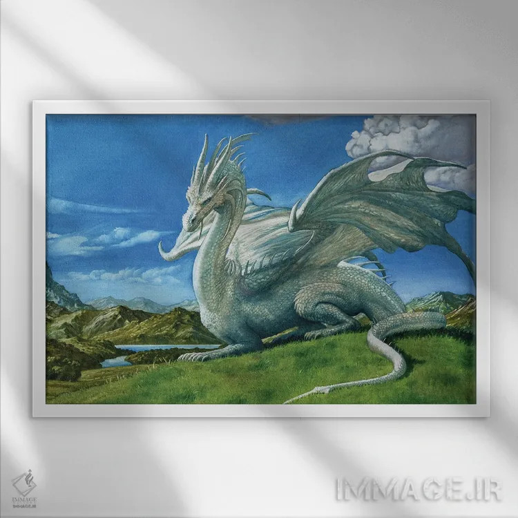 تابلو هابسیلوین دوم اثر سیروئلو - نمای قابدار سفید