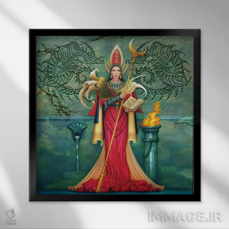 تابلو دراکو اثر سیروئلو - نمای قابدار مشکی