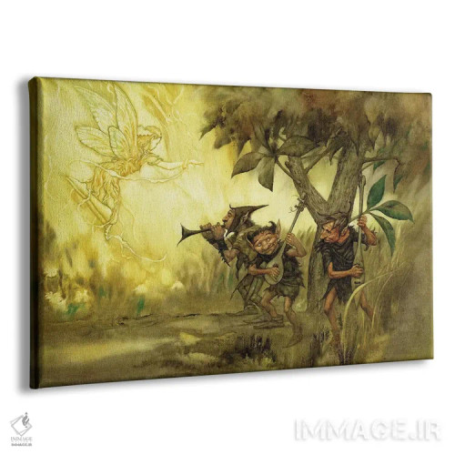 تابلو گابلینها (اجنه افسانهای) اثر سیروئلو - نمای پرسپکتیو محصول