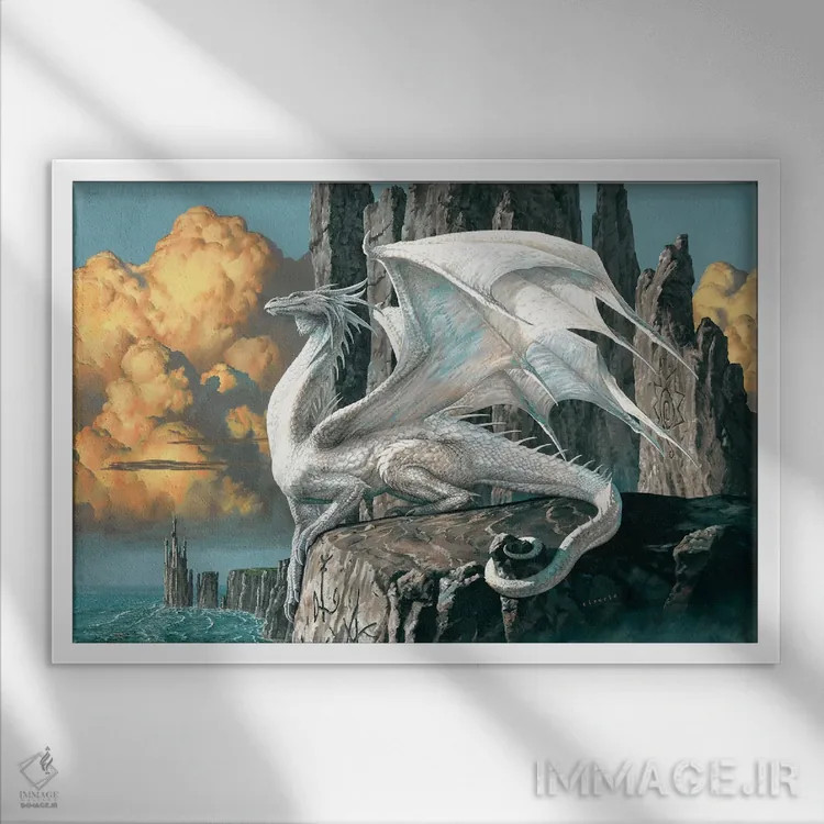 تابلو هابسیلوین اثر سیروئلو - نمای قابدار سفید