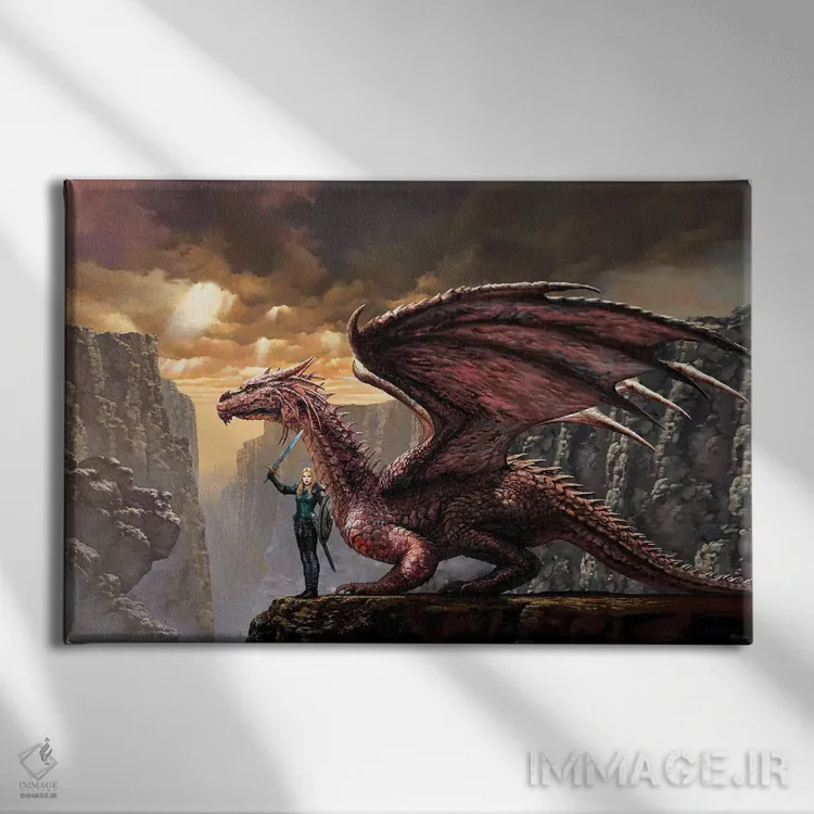 تابلو آریسا اثر سیروئلو - نمای روبهرو روی دیوار