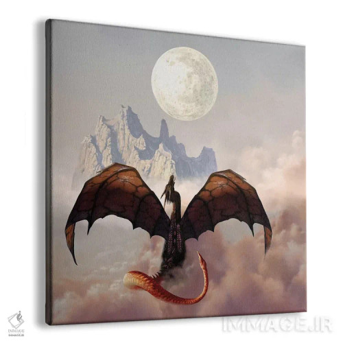 تابلو اژدهای ماه اثر سیروئلو - نمای پرسپکتیو محصول