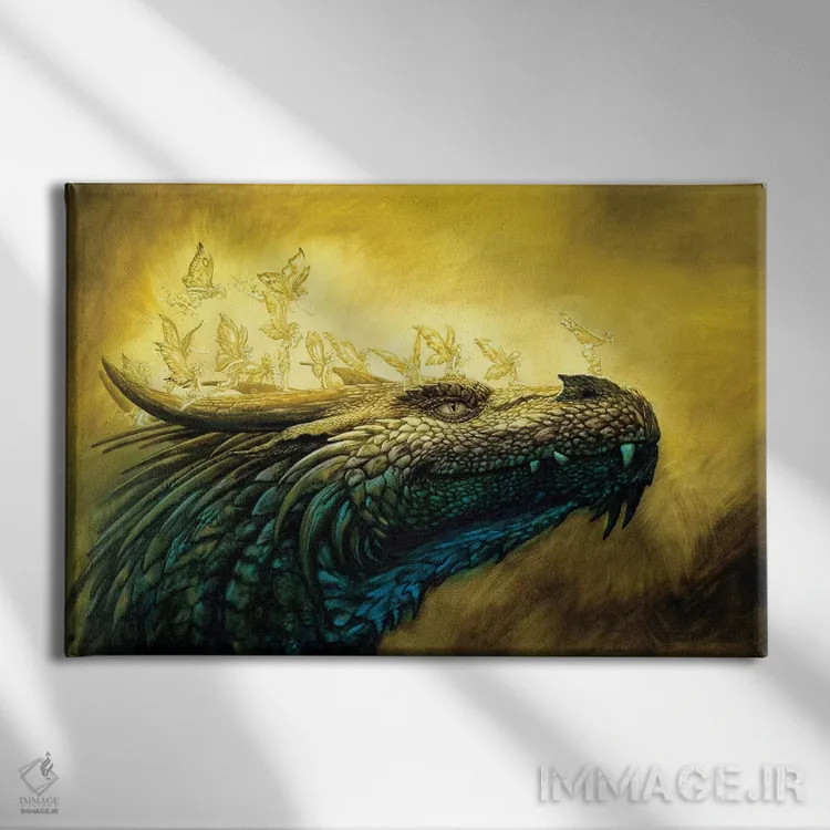 تابلو راک رووال و پریان اثر سیروئلو - نمای روبهرو روی دیوار