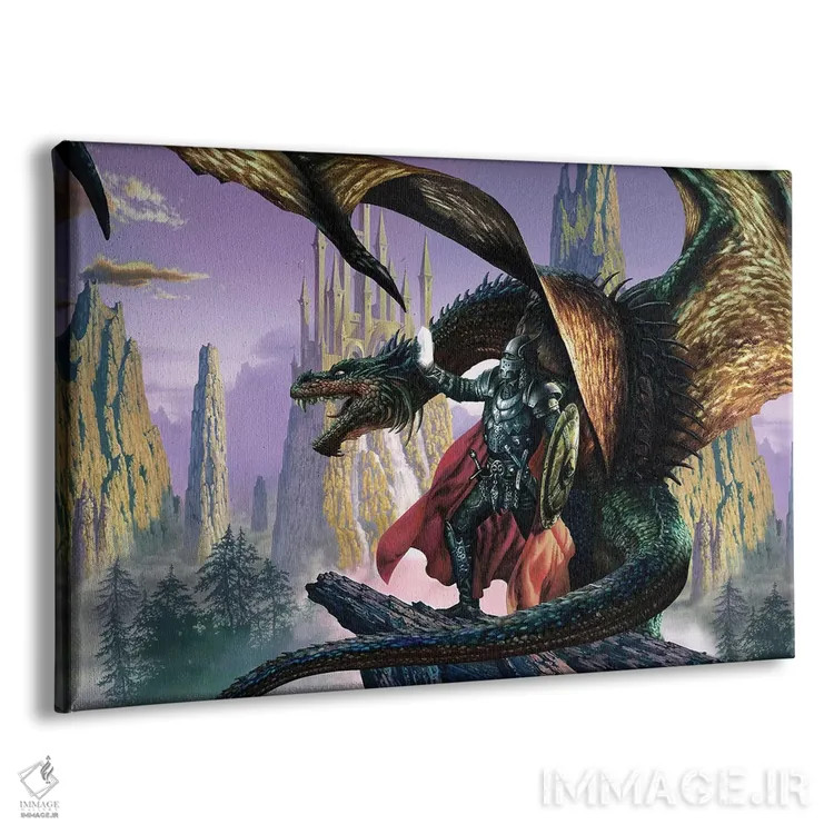 تابلو گرگومیش یک اثر سیروئلو - نمای پرسپکتیو محصول