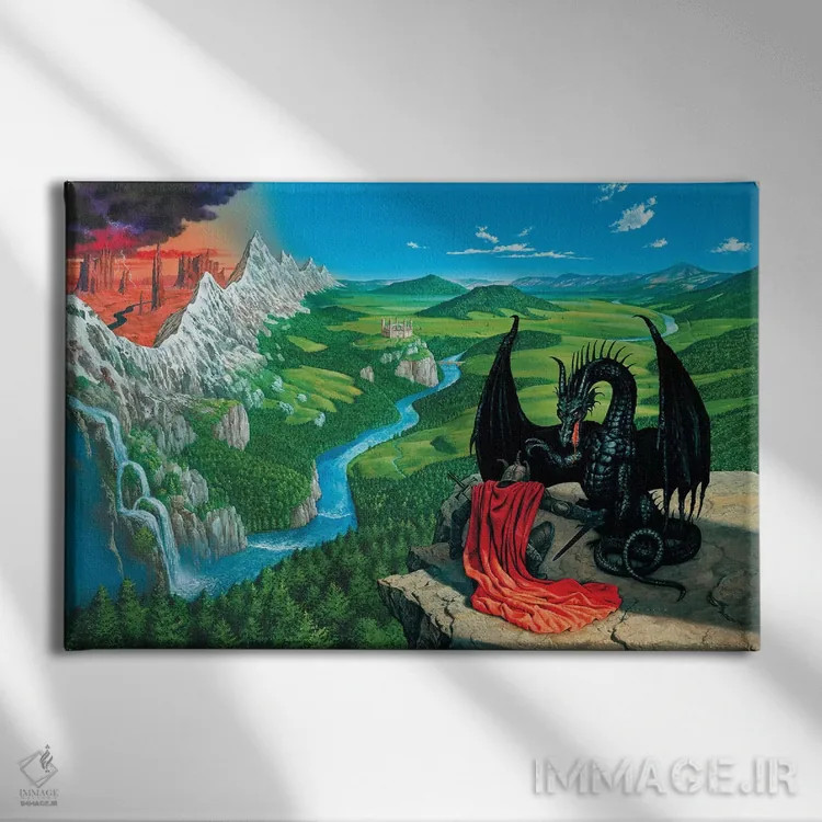 تابلو حوضهٔ آبریز اثر سیروئلو - نمای روبهرو روی دیوار