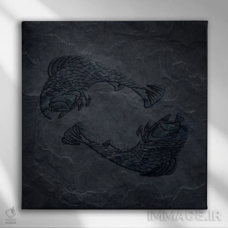 تابلو ریسک حسابشده اثر فایو بای فایو کالکتیو - نمای روبهرو روی دیوار