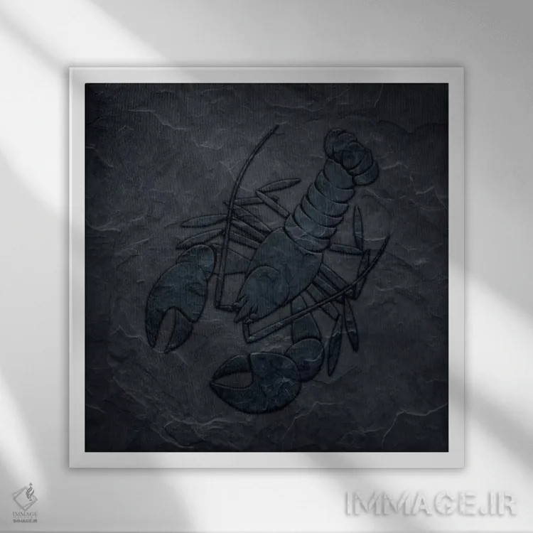 تابلو مراقب قدمت باش اثر فایو بای فایو کالکتیو - نمای قابدار سفید