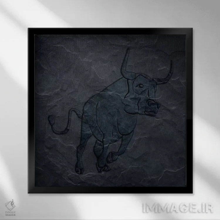 تابلو هجوم تا پیروزی اثر فایو بای فایو کالکتیو - نمای قابدار مشکی