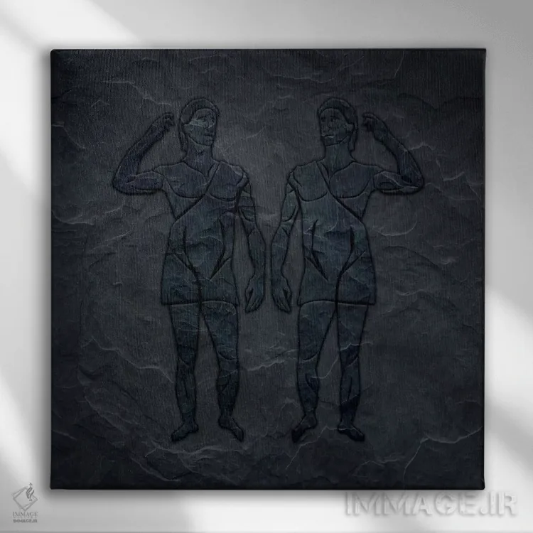 تابلو همفکر اثر فایو بای فایو کالکتیو - نمای روبهرو روی دیوار