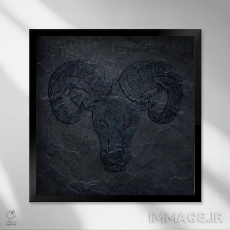 تابلو شدت برای غلبه اثر فایو بای فایو کالکتیو - نمای قابدار مشکی