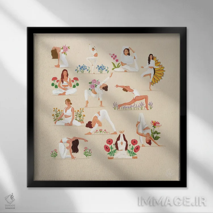 تابلو من زن هستم اثر اله چیریتسکو - نمای قابدار مشکی