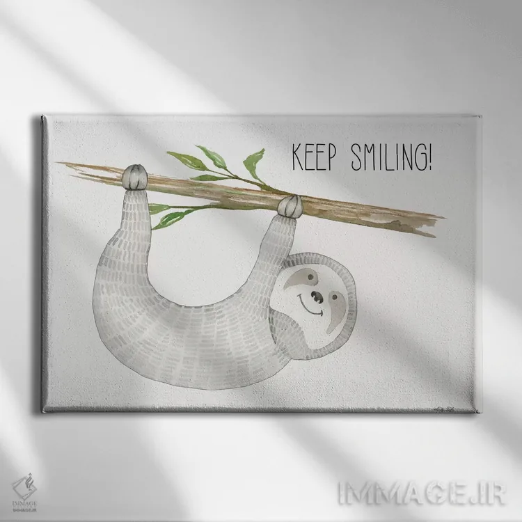 تابلو لبخند را حفظ کن اثر سیندی جیکوبز - نمای روبهرو روی دیوار
