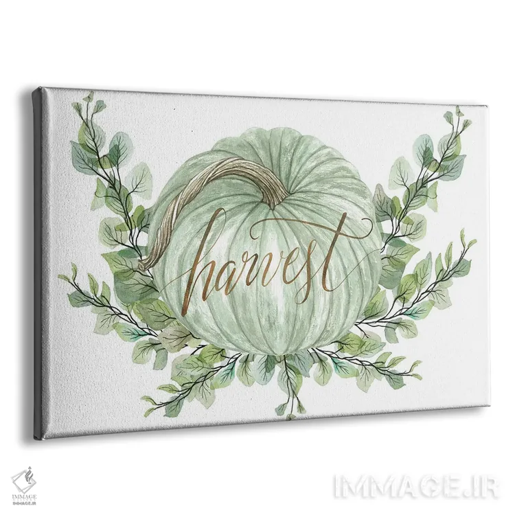 تابلو کدوهای برداشت شده اثر سیندی جیکوبز - نمای پرسپکتیو محصول