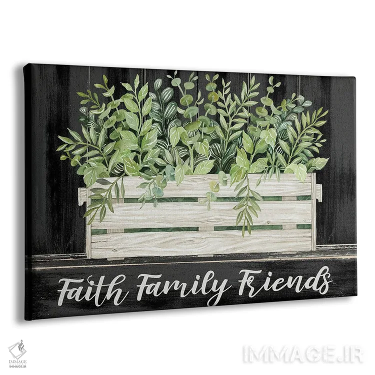 تابلو Family, Friends,ایمان، خانواده، دوستان اثر سیندی جیکوبز - نمای پرسپکتیو محصول