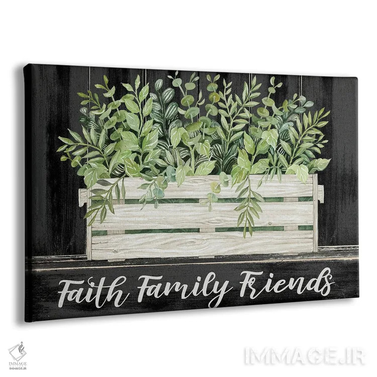 تابلو Family, Friends,ایمان، خانواده، دوستان اثر سیندی جیکوبز - نمای پرسپکتیو محصول
