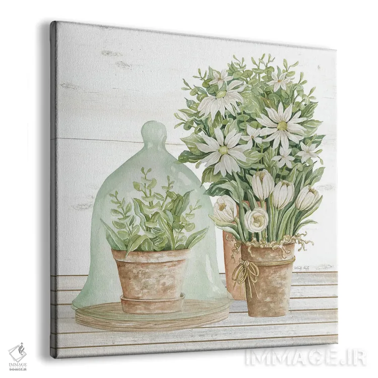 تابلو گلها و تراریوم اثر سیندی جیکوبز - نمای پرسپکتیو محصول