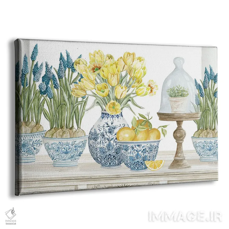 تابلو شکوفههای بهاری اثر سیندی جیکوبز - نمای پرسپکتیو محصول