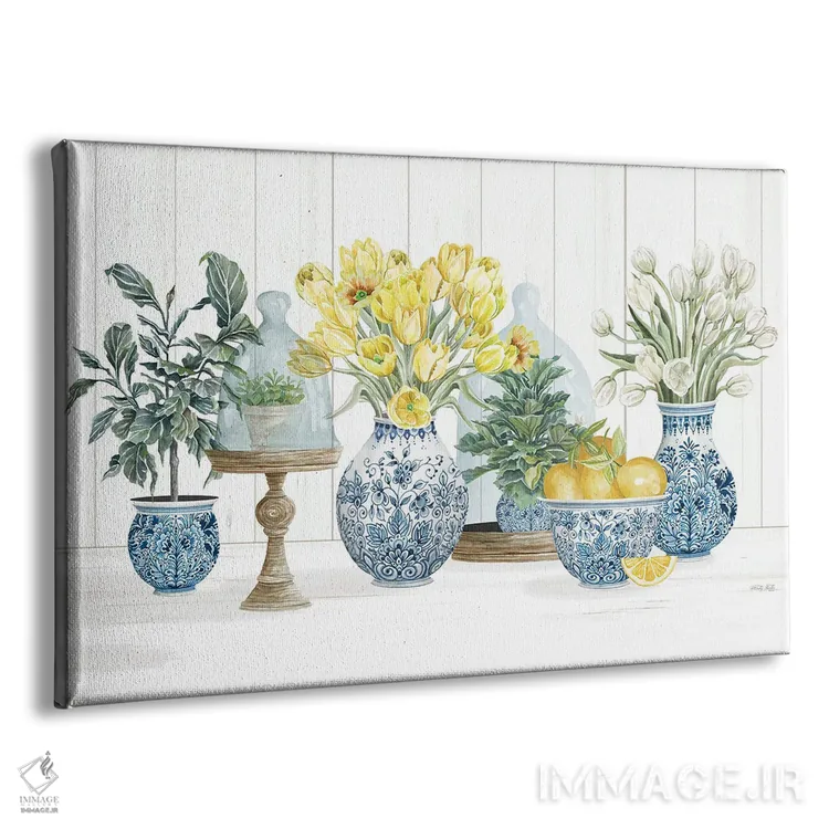 تابلو مجموعه لیموی به سبک چینی اثر سیندی جیکوبز - نمای پرسپکتیو محصول