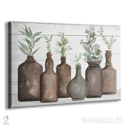 تابلو بطریهای کاپوچینو شمارهٔ یک اثر سیندی جیکوبز - نمای پرسپکتیو محصول