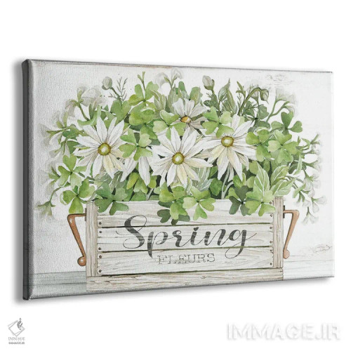 تابلو گلهای بهاری اثر سیندی جیکوبز - نمای پرسپکتیو محصول